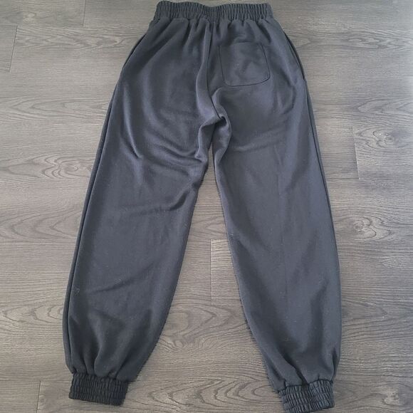 For Love And Lemons Black Jogger Sweatpants Size Small Athleisure Grunge - Picture 3 of 11